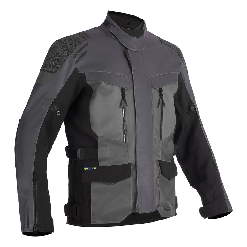 Lindstrands Storbo Motorjas Grafiet/Donker/Grijs/Zwart