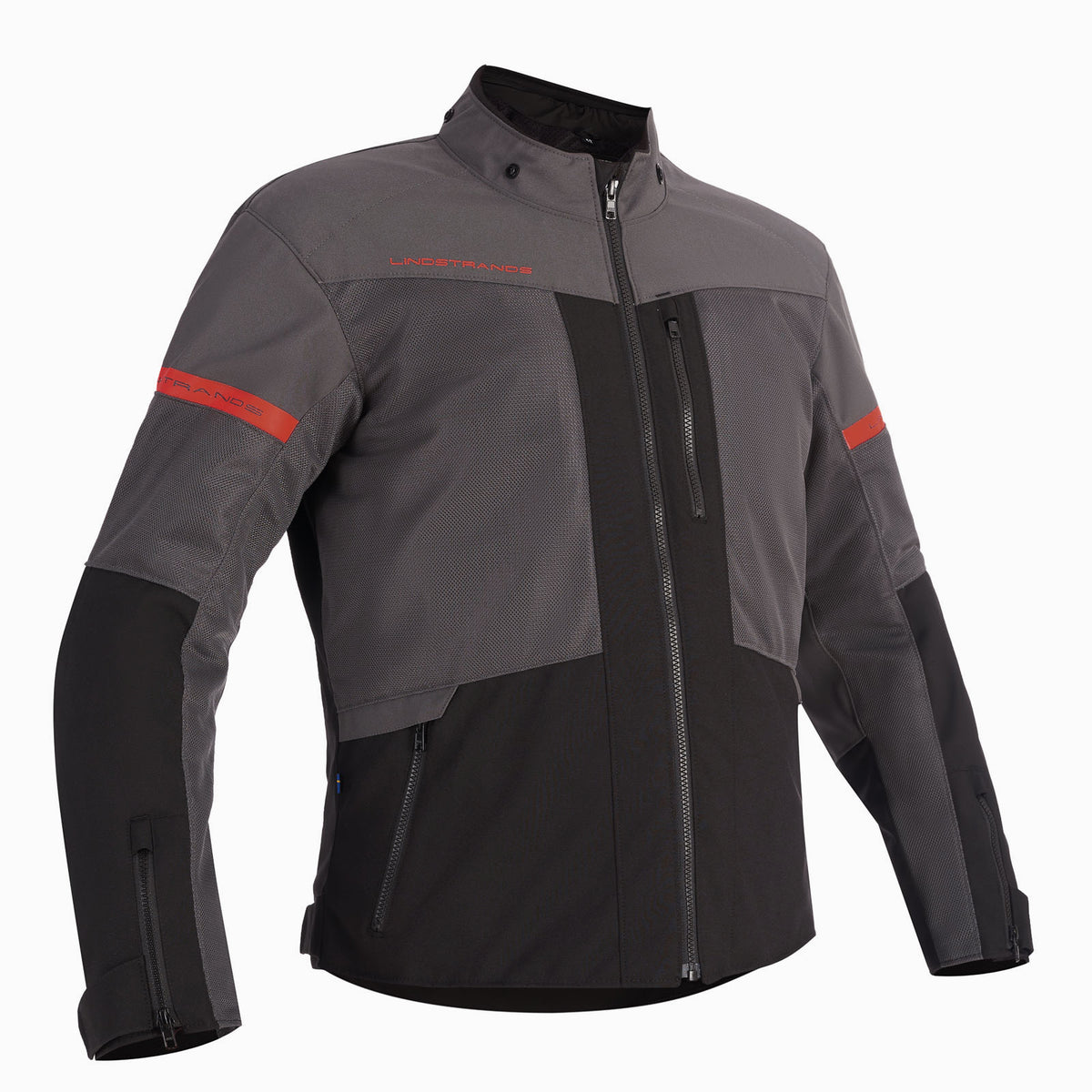 Lindstrands Rexbo V2 Motorjas Grijs/Zwart