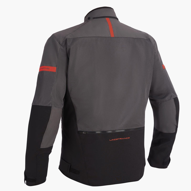 Lindstrands Rexbo V2 Motorjas Grijs/Zwart