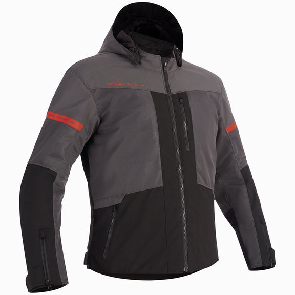 Lindstrands Rexbo V2 Motorjas Grijs/Zwart