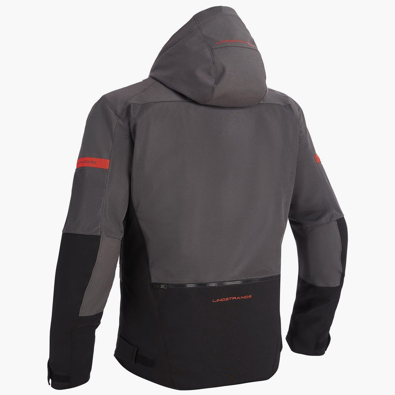 Lindstrands Rexbo V2 Motorjas Grijs/Zwart