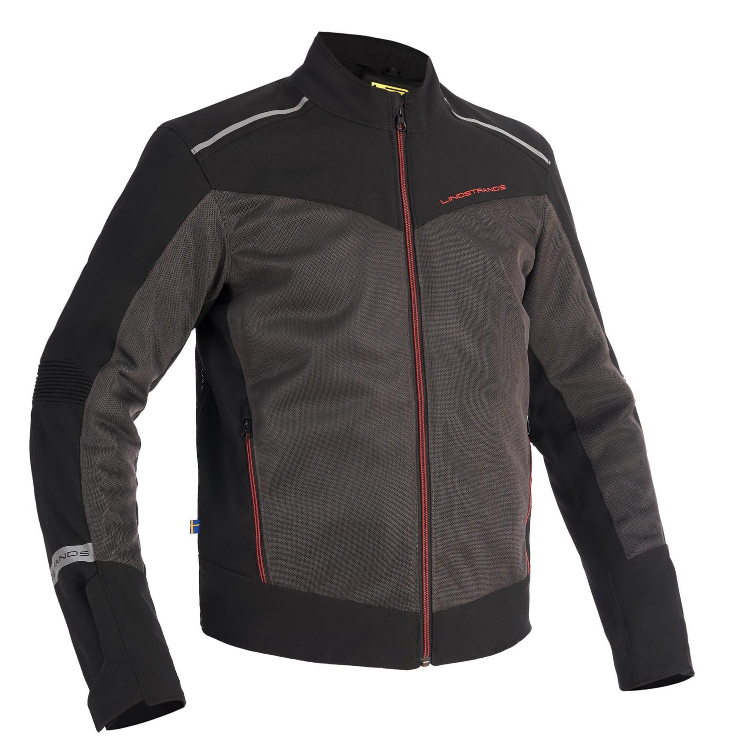 Lindstrands Delsbo Motorjas Zwart/Grijs