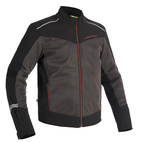 Lindstrands Delsbo Motorjas Zwart/Grijs