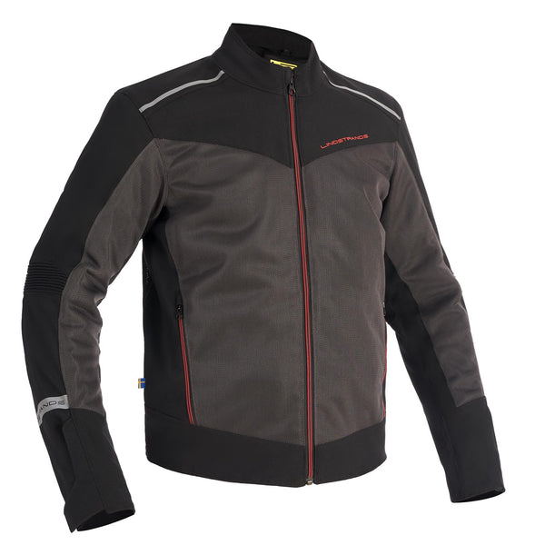 Lindstrands Delsbo Motorjas Zwart/Grijs