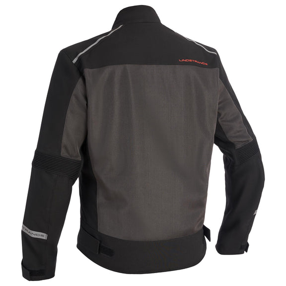Lindstrands Delsbo Motorjas Zwart/Grijs