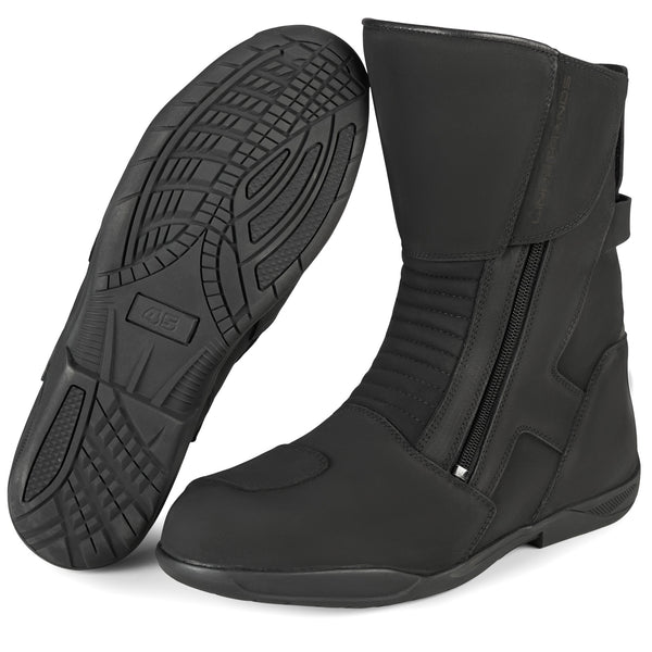 Lindstrands Touring 2Z Motorcycle Boots Black