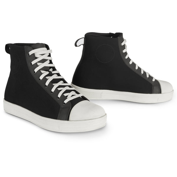 Lindstrands Con Motorcycle Boots Grey/White