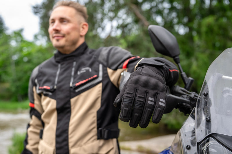 Lindstrands Klippen Motorhandschoenen Zwart