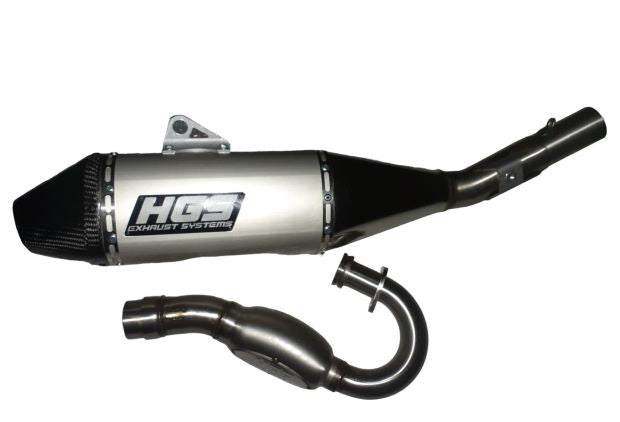 HGS Compleet uitlaatsysteem 4-takt carbon Kawasaki KX250F 2017-2024