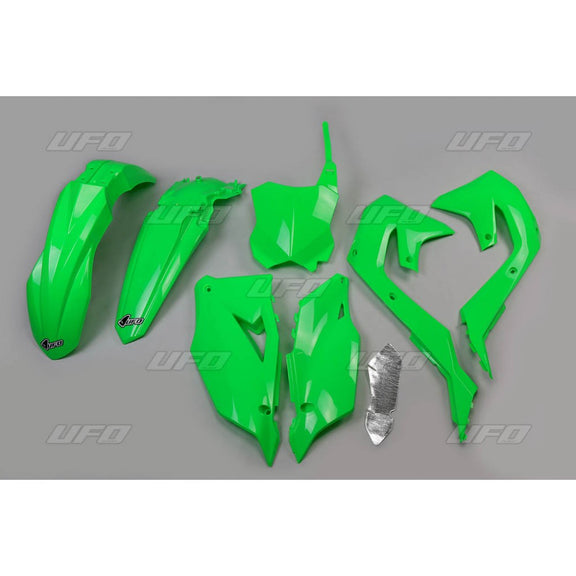 UFO Plasticset Groen KAWASAKI KX250F/KX450F