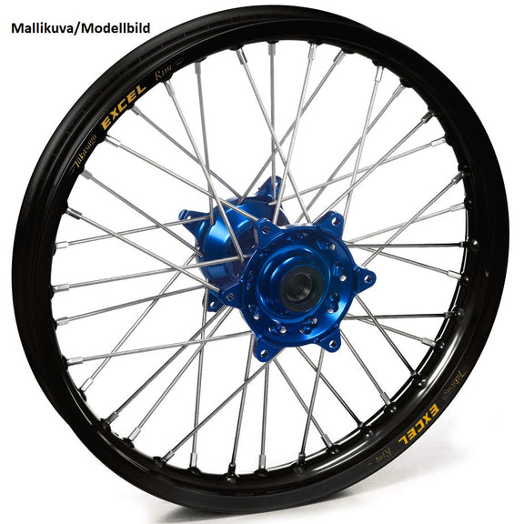 Haan Compleet Wiel 16x1,85 Husqvarna TC85 2021-2024 Velg zwart, Naaf blauw