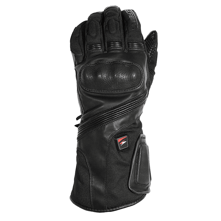 Gerbing Xtreme EVO Verwarmde Motorhandschoenen 12V – MicrowirePRO Leer met Hipora aanzicht 2