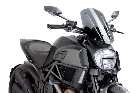 Puig Screen New Generation Touring Diavel (2014-2018) donker smoke