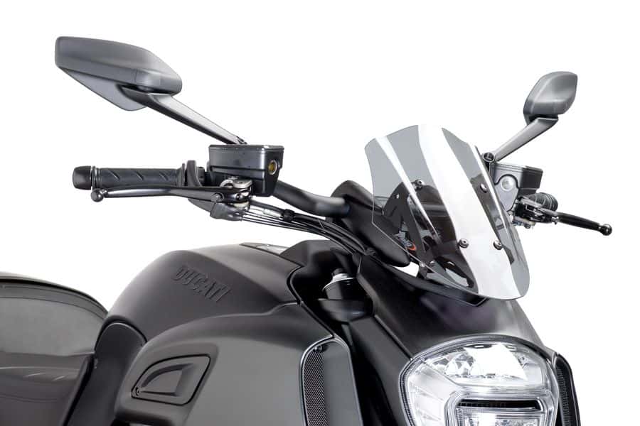 Puig Screen New Generation Touring Diavel (2014-2018) smoke