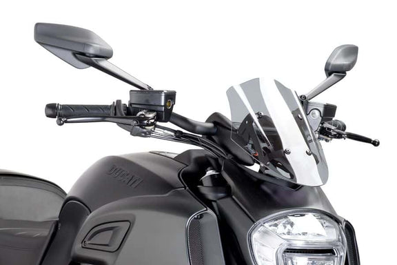 Puig Screen New Generation Touring Diavel (2014-2018) smoke