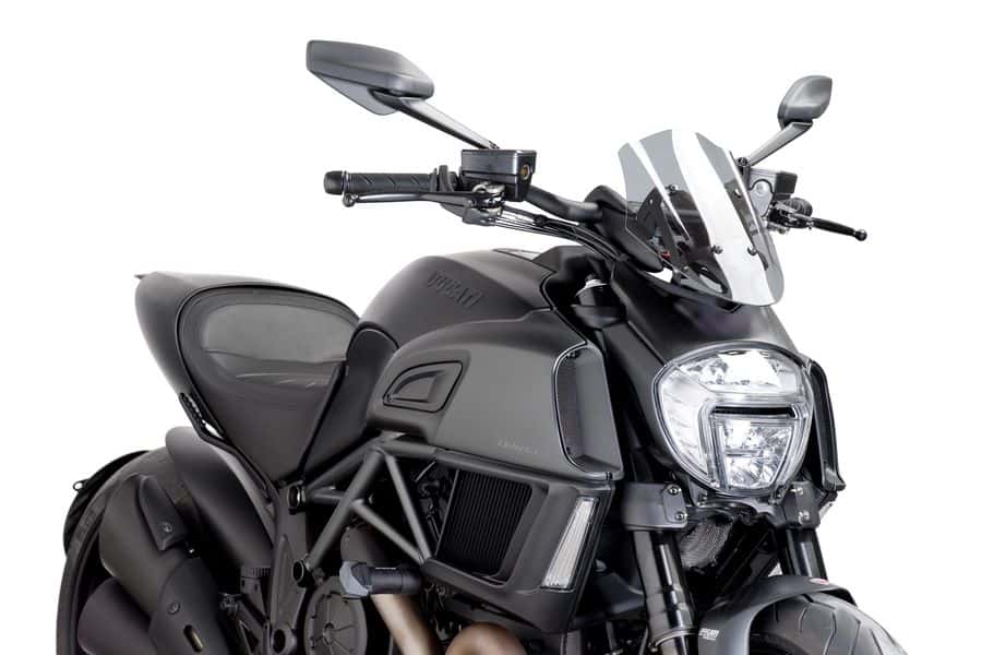 Puig Windscherm New Gen. Sport Ducati Diavel (2014-2018) transparant