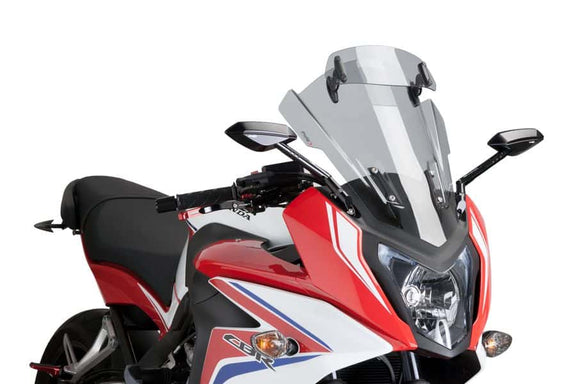 Puig Windscherm Touring met vizier Honda CBR650F (2014-2017) smoke