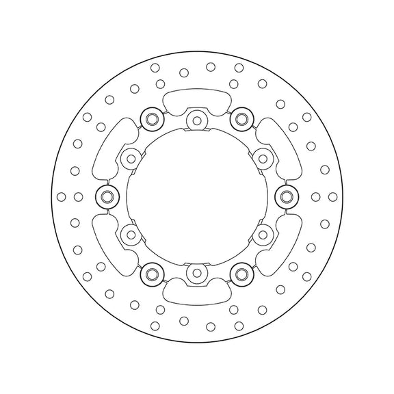 Brembo Serie Oro achterremschijf 240 x 5,0 mm Husqvarna 78B408A9