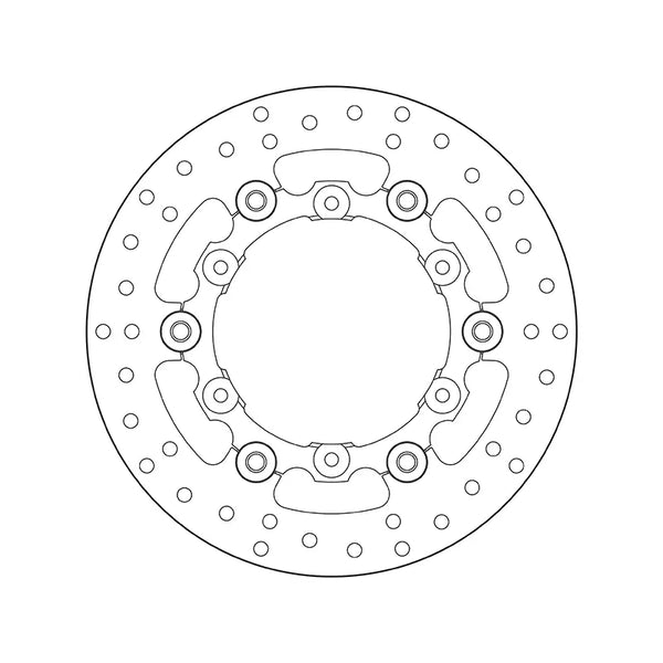 Brembo Serie Oro achterremschijf 240 x 5,0 mm Husqvarna 78B408A9