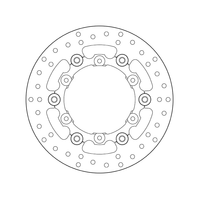 Brembo Serie Oro achterremschijf 240 x 5,0 mm Husqvarna 78B408A9
