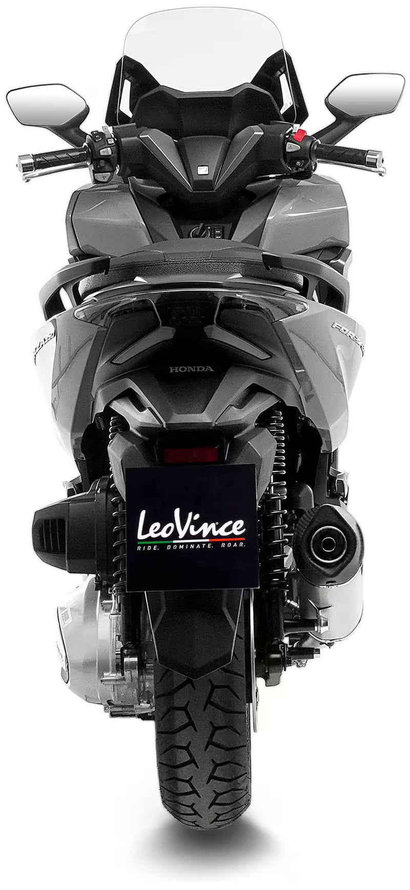 Honda Forza 350 – LeoVince SBK LV One EVO Slip-On met Katalysator
