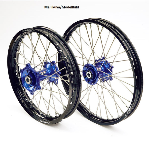 Rex Naaf 21x1,60 Yamaha YZ 125/250 YZF250/450 1993-2025 Velg zwart, Blauw