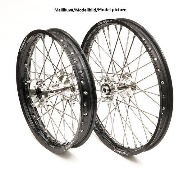 Rex Naaf 21x1,60 Yamaha YZ 125/250 YZF250/450 1993-2025 Velg zwart, Zilver