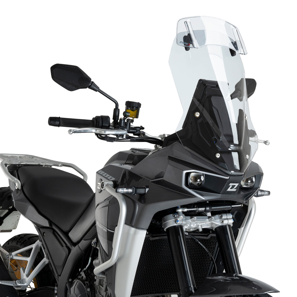 Puig Touring Windscherm met vizier Kove 800X transparant