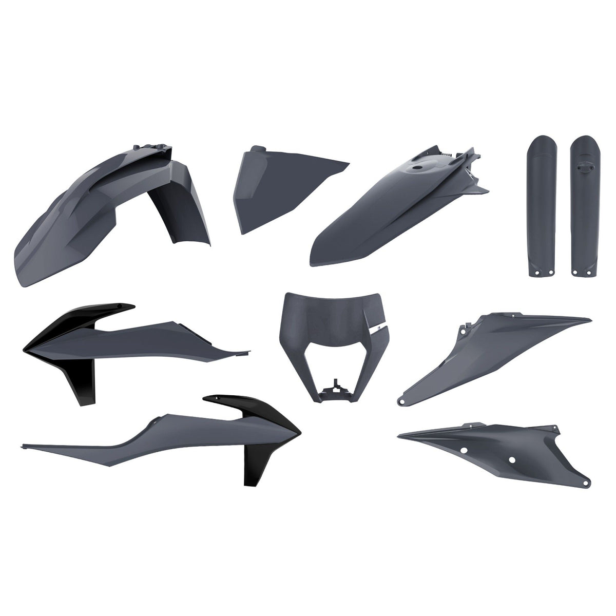 Polisport Plasticset Grijs KTM 150 EXC TPI/250 EXC TPI 2020-2023