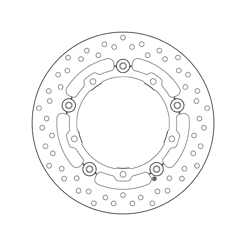 Brembo Serie Oro voorremschijf 267 x 4,0 mm Yamaha X-max YP400R 2013-2019