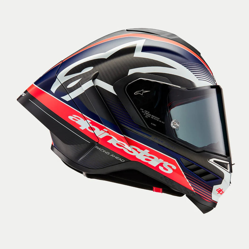 Alpinestars Supertech R10 Team Black/Carbon/Blue/White Full Face Helmet