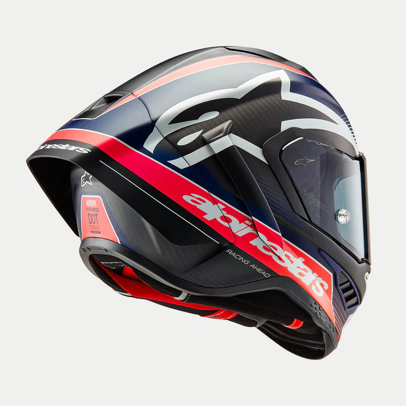 Alpinestars Supertech R10 Team Black/Carbon/Blue/White Full Face Helmet