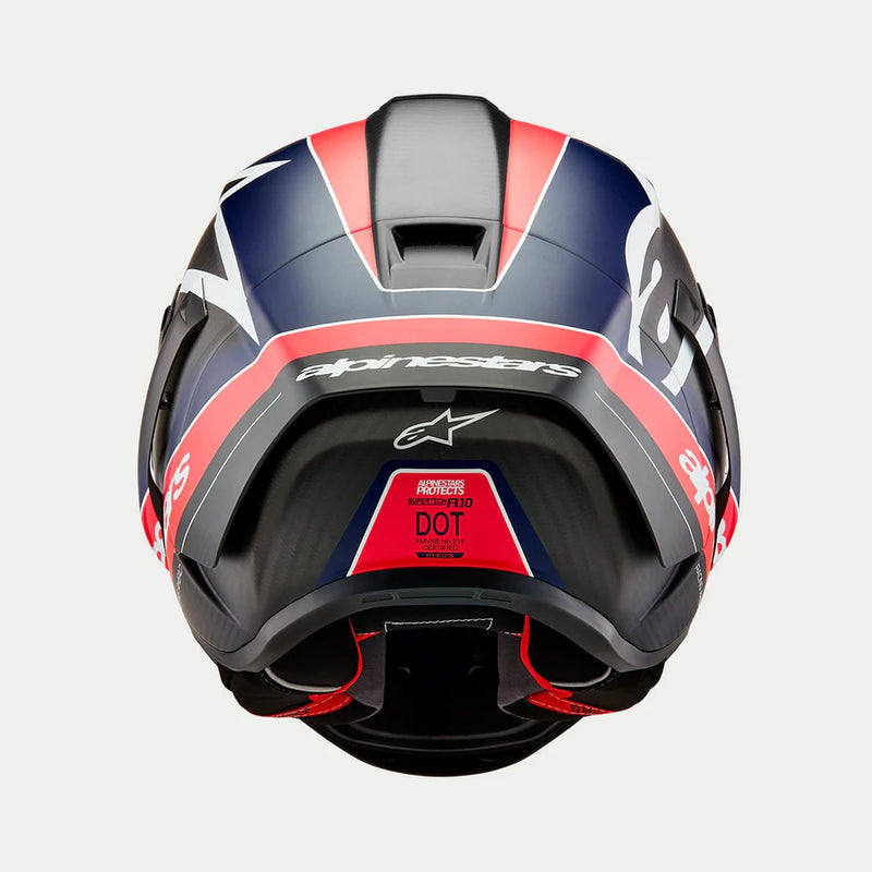 Alpinestars Supertech R10 Team Black/Carbon/Blue/White Full Face Helmet