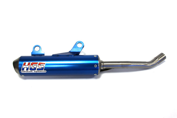HGS Einddemper 2-takt blauw Gas Gas MC125 / Husqvarna TC125 / KTM 125 SX 2023-2026