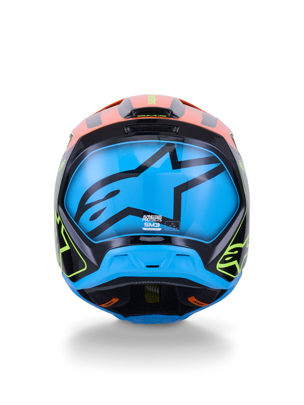 Alpinestars S-M3 Fray Black/Orange/Fluo Yellow Motocross Helmet
