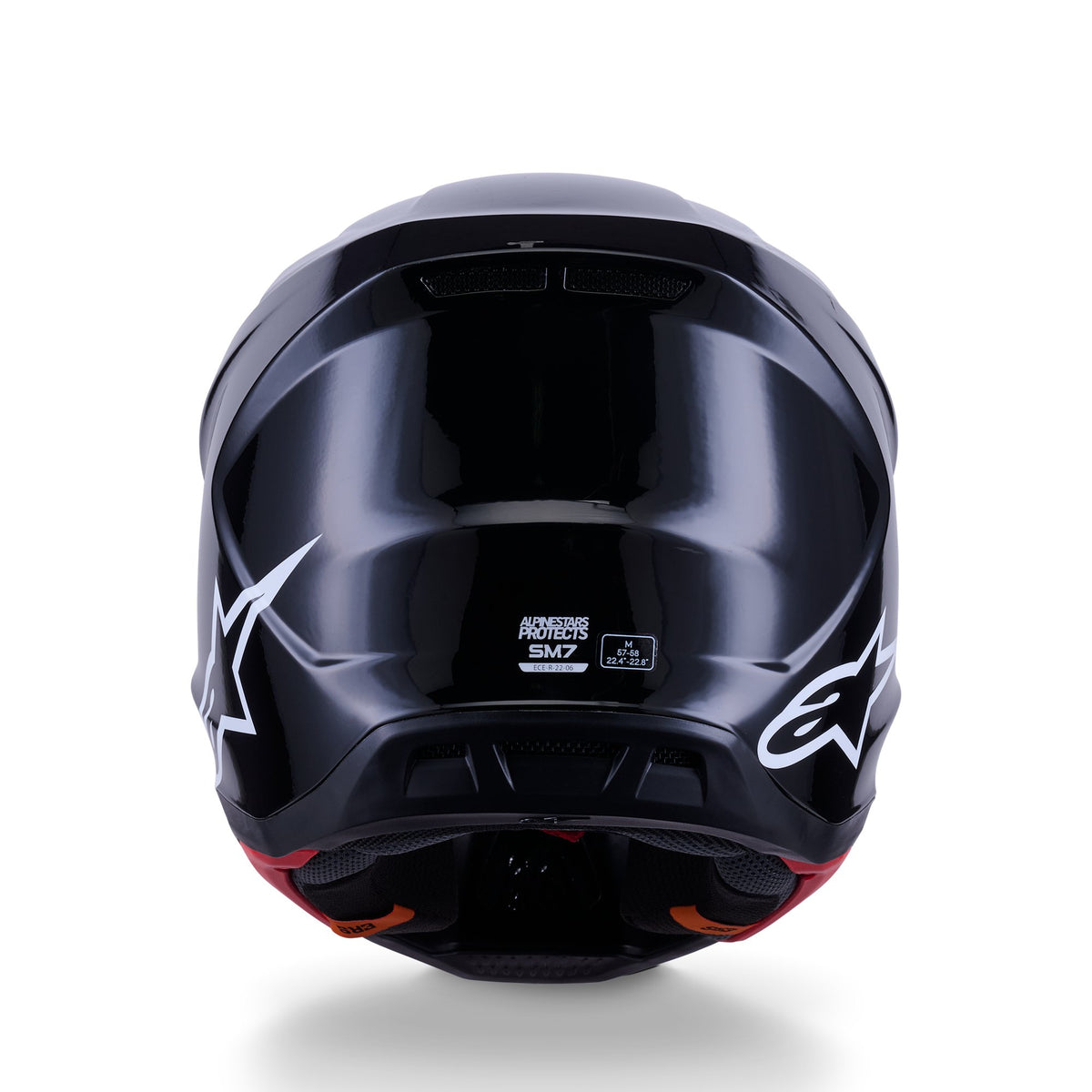 Alpinestars S-M7 Schwarz Motocross Helm