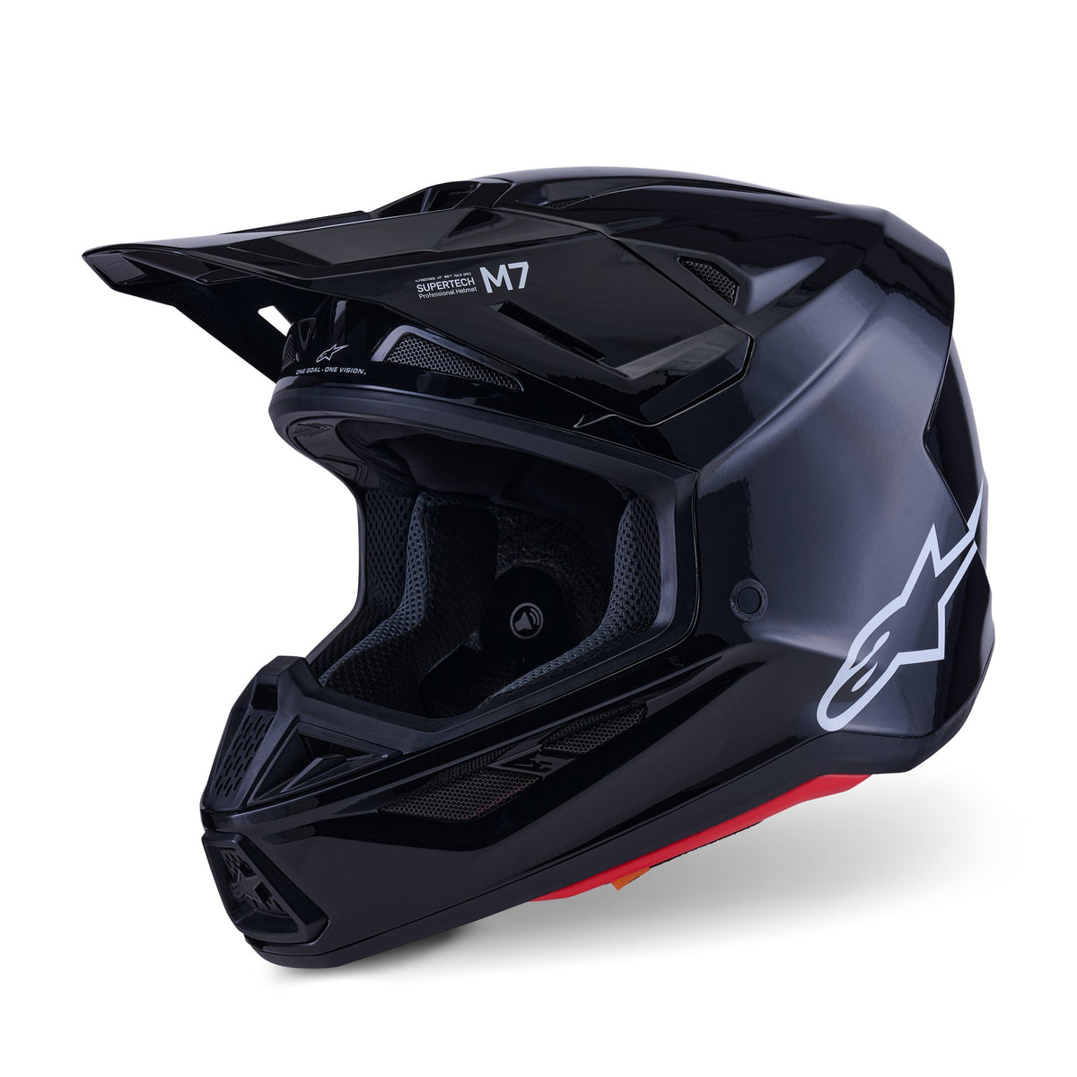 Alpinestars S-M7 Schwarz Motocross Helm