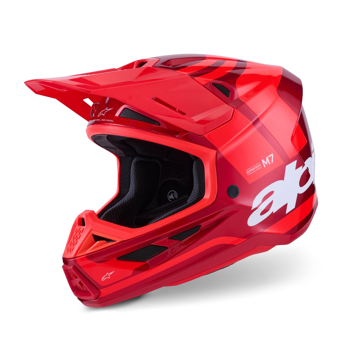 Alpinestars S-M7 Core Rood Crosshelm