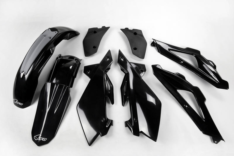 UFO Plasticset Zwart HUSQVARNA CR125/CR250 2006-2008