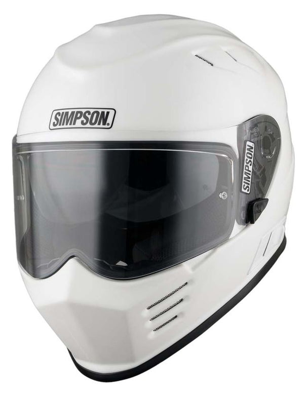 Simpson Venom White Full-Face Helmet Sport Motorcycle Helmet Pinlock Ready
