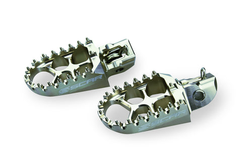 Scar Evolution Voetsteunen KTM/Husqvarna EXC/F 2016-2024 Titanium