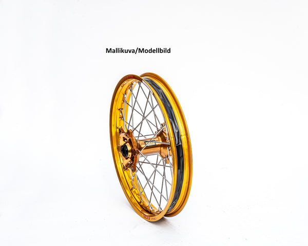 Haan Compleet Wiel 19x2,15 Suzuki RMZ 450 2005-2021 Naaf magnesium, Velg goud