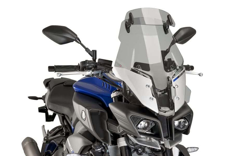 Puig Windscherm Touring met V Yamaha MT-10 (2016-2021)/Mt-10 (2021 en later) smoke