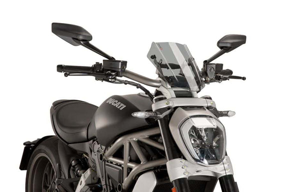 Puig Windscherm New Generation Sport Ducati X Diavel/S (2016-2018) smoke