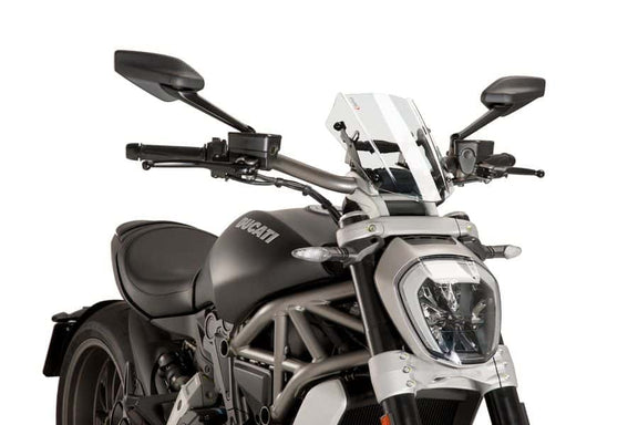 Puig Windscherm New Generation Sport Ducati X Diavel/S (2016-2018) transparant