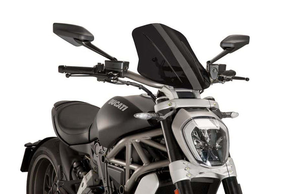 Puig Windscherm New Generation Touring Ducati X Diavel/S (2016-2018) donker smoke