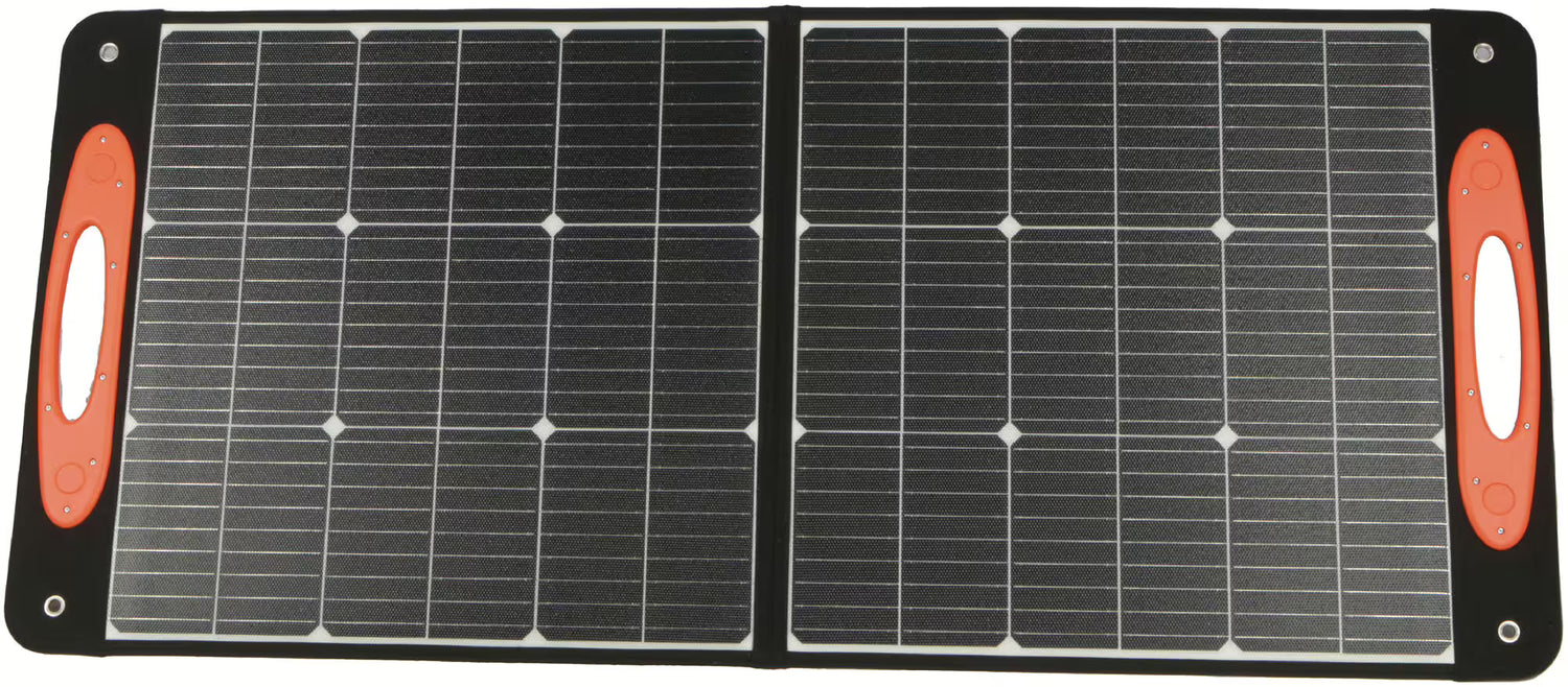 Unicraft Opvouwbaar Solarpanel 100W – Monokristallijn met USB-A & USB-C