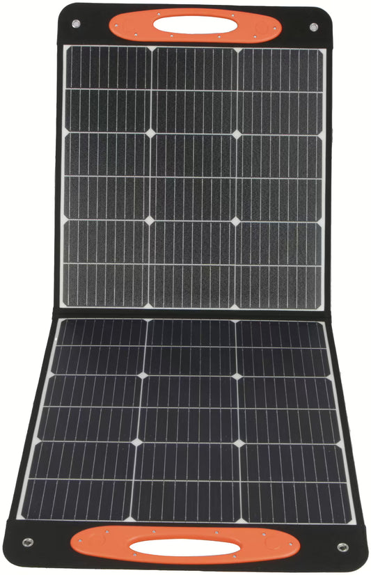 Unicraft Faltbares Solarpanel 100W – Monokristallin mit USB-A &amp; USB-C