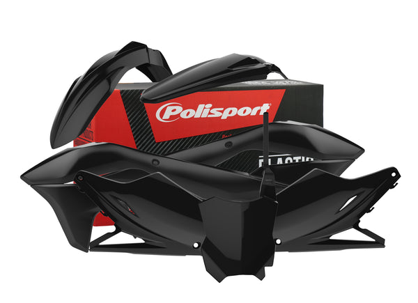 Polisport Plasticset Zwart Kawasaki KX450F 2016-2018