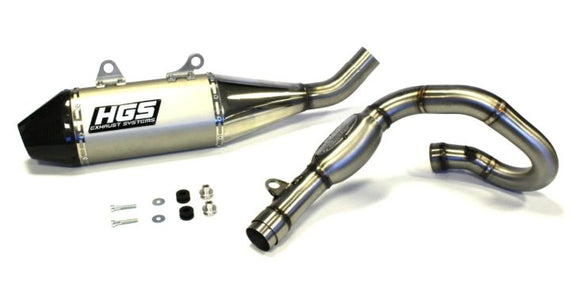 HGS Compleet uitlaatsysteem 4-takt Gas Gas MC450F / Husqvarna FC450 / KTM 450 SX-F 2019-2023